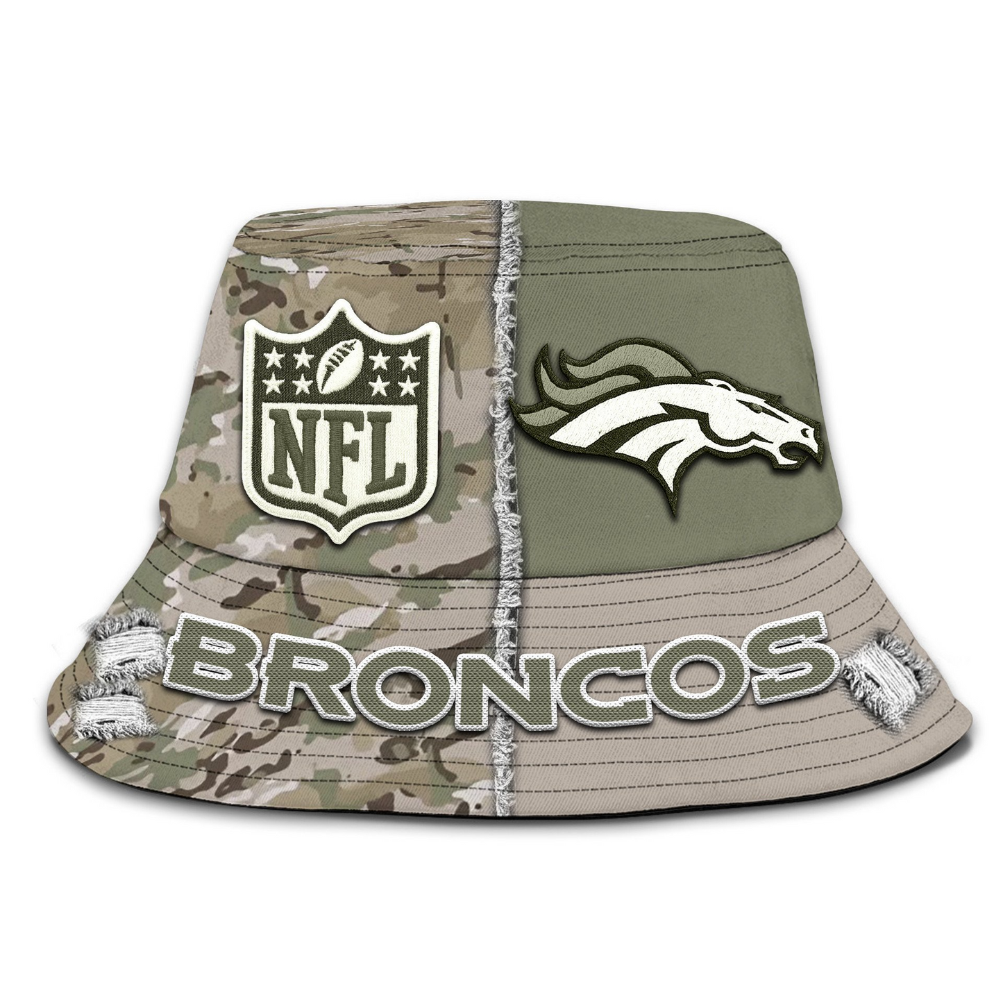 Premium NFL DVBC Salute To Service Bucket Hat NMD TTV