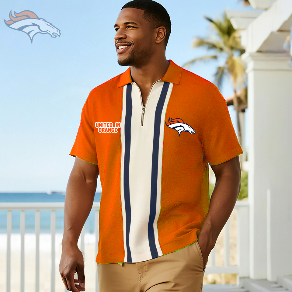 Premium NFL DVBC Zip Polo Shirt V1 NMD 030925 TTV