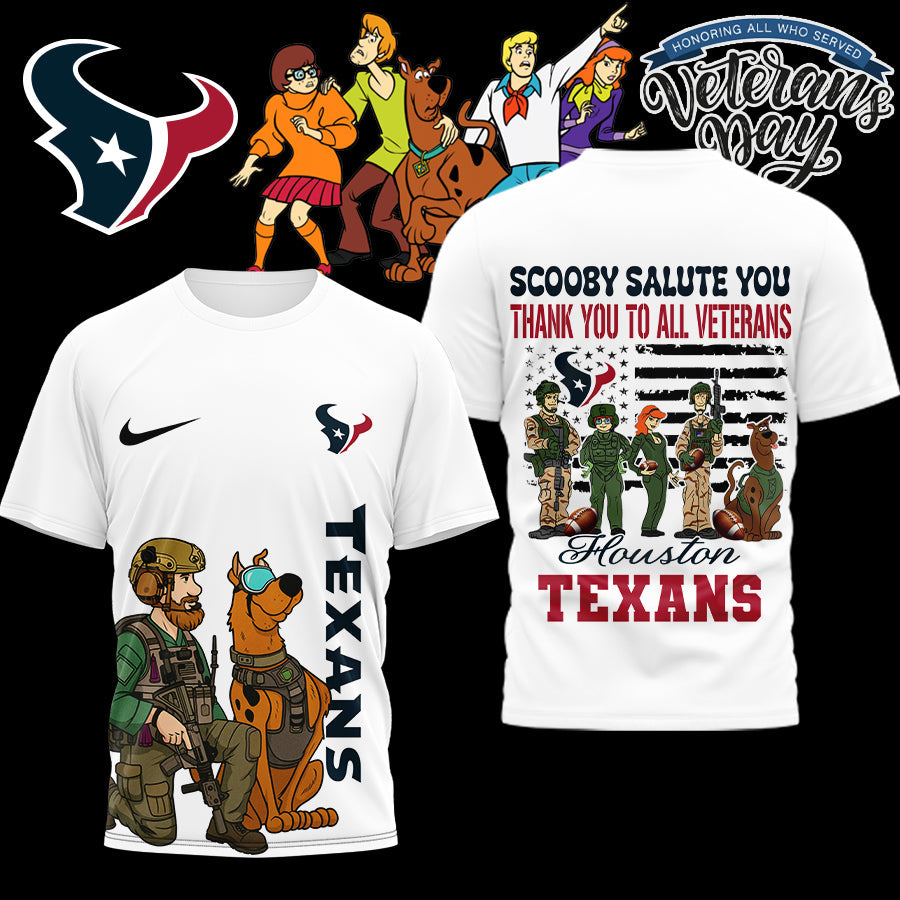Premium NFL HOU x SCO Salute Veterans T-shirt V15 NMD NHM