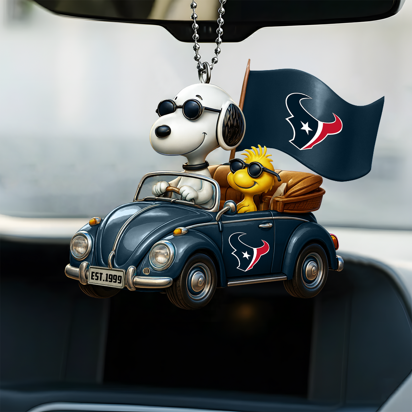Premium NFL HOU x SNP Car Ornament DatND DVT