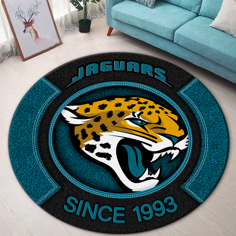 Premium NFL JAC Round Rug Multicolor V2 NMD TTV