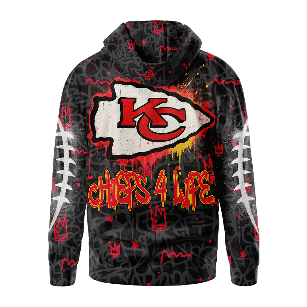 Premium NFL KC Special Graffiti Hoodie V2 NMD TTV