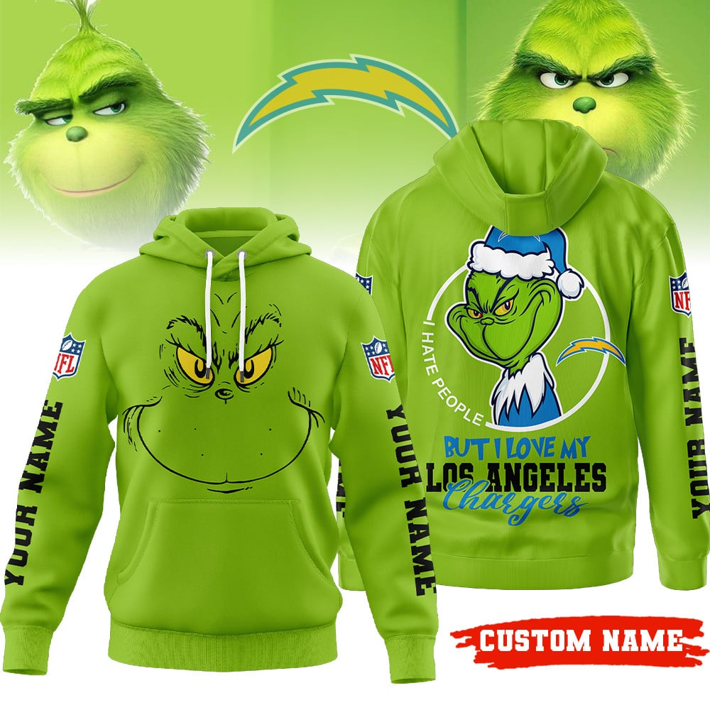Premium NFL LAC x The Grinch Hoodie V1 NMD TTV