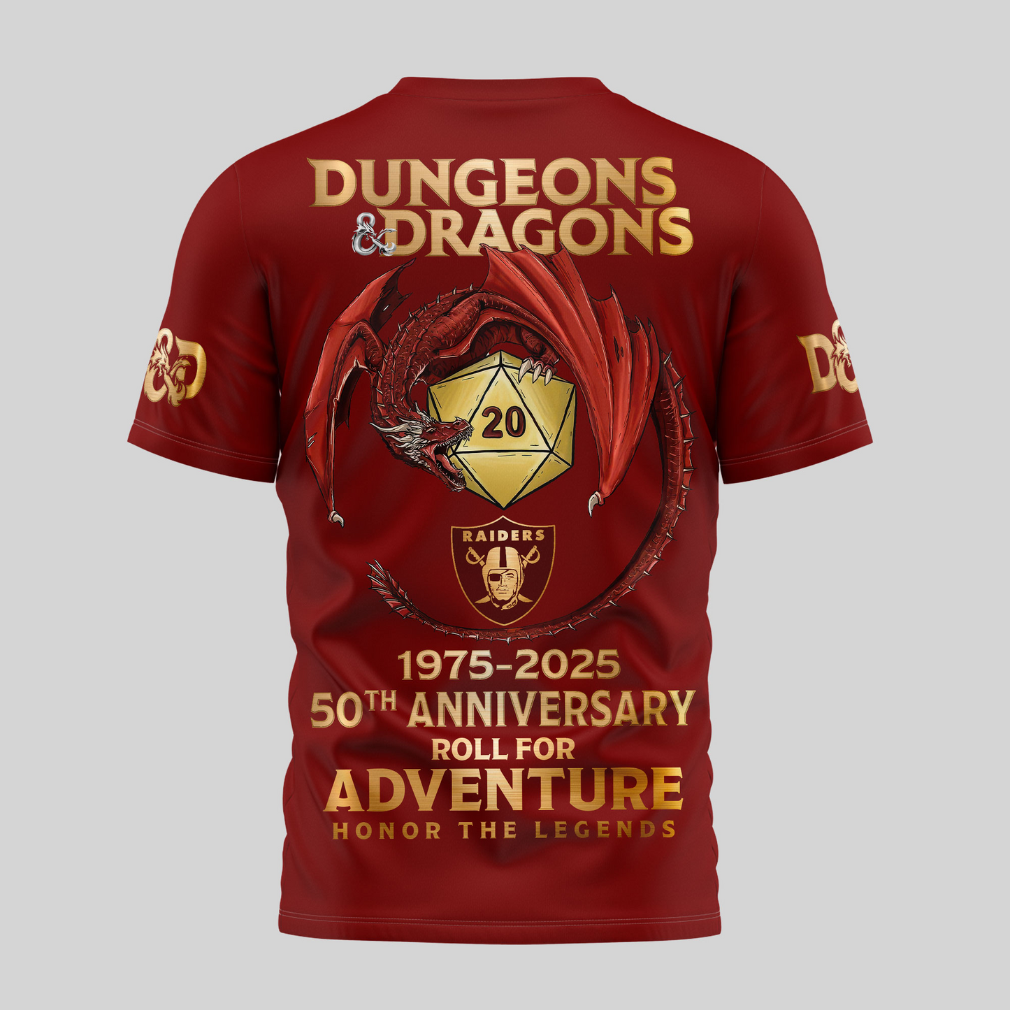Premium NFL LV x Dungeons And Dragons 50th Anniversary Shirt V15 NMD TTV