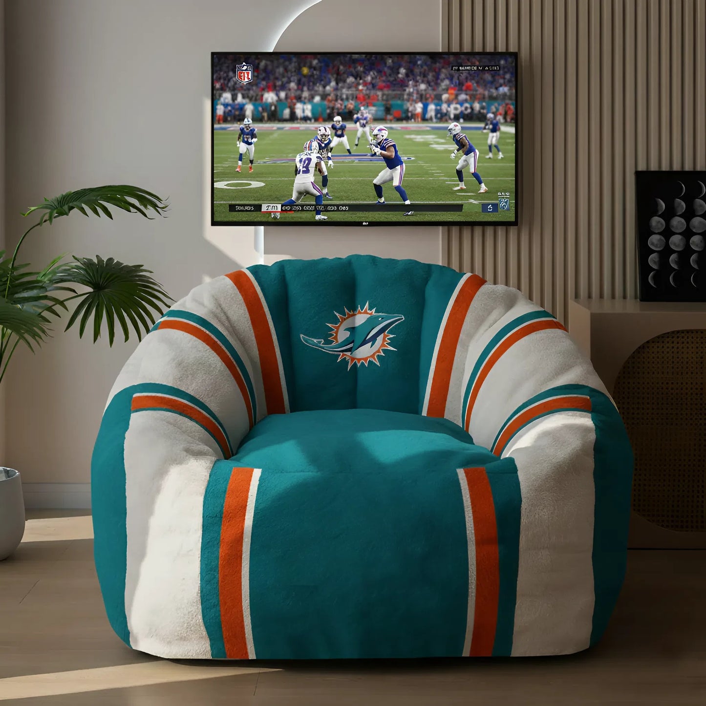 Premium NFL MIA Lazy Sofa Chair V1 NMD NHM