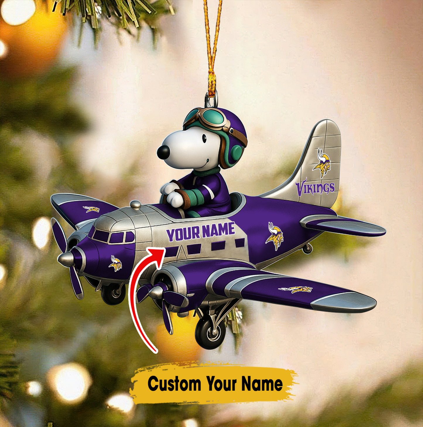 Premium NFL MV x SNP Christmas Tree Ornament V1 NMD TTV