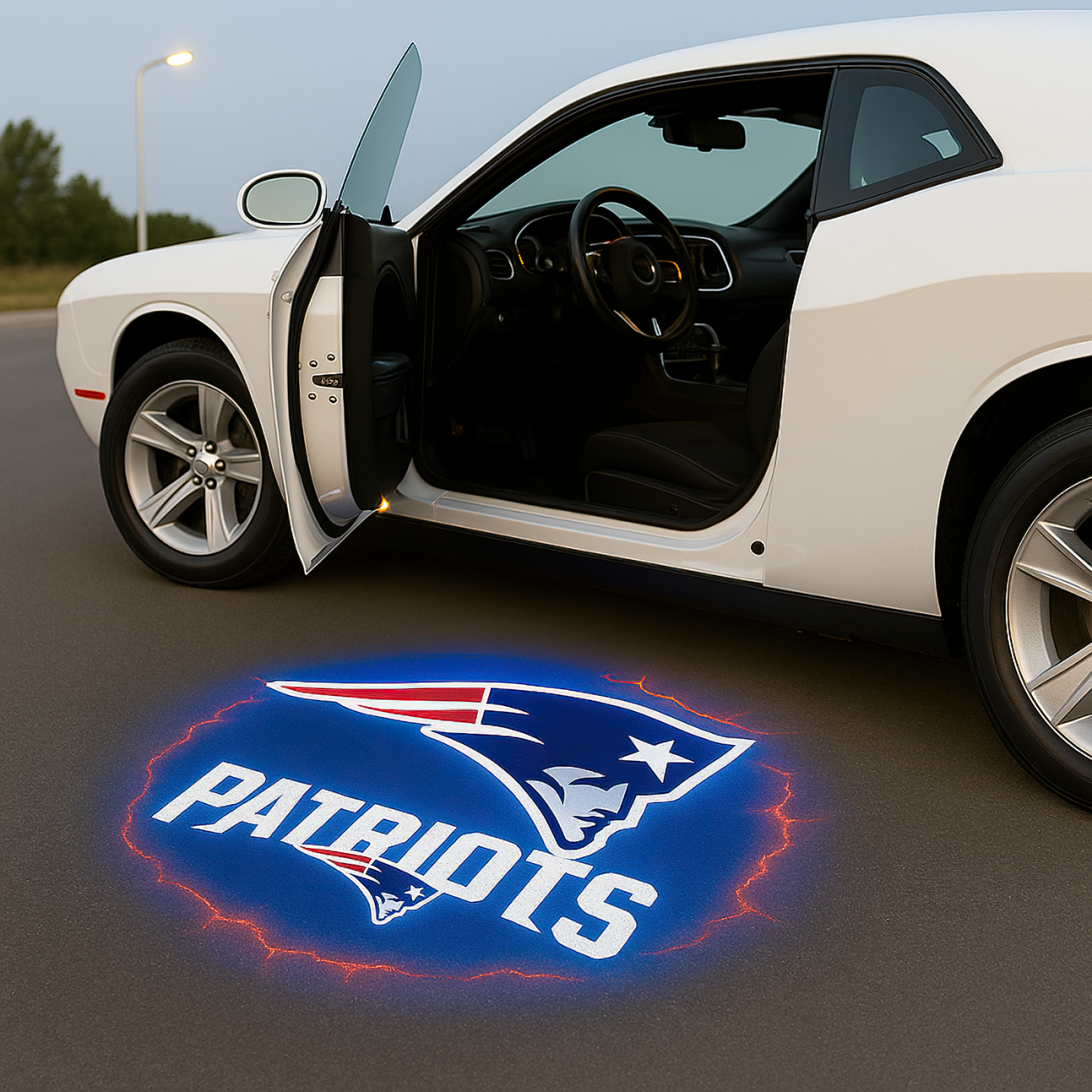 Premium NFL NE Car Welcome Lights V1 NMD TTV