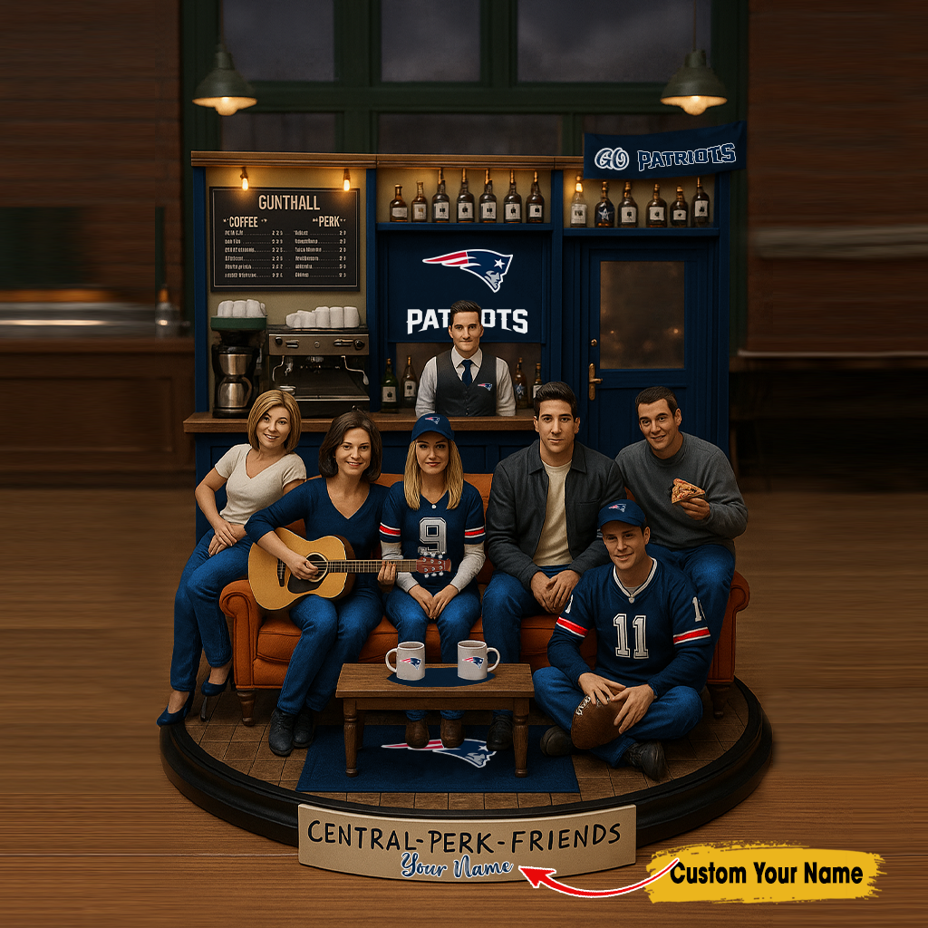 Premium NFL NE x FR Acrylic Plaque V3 NMD TTV