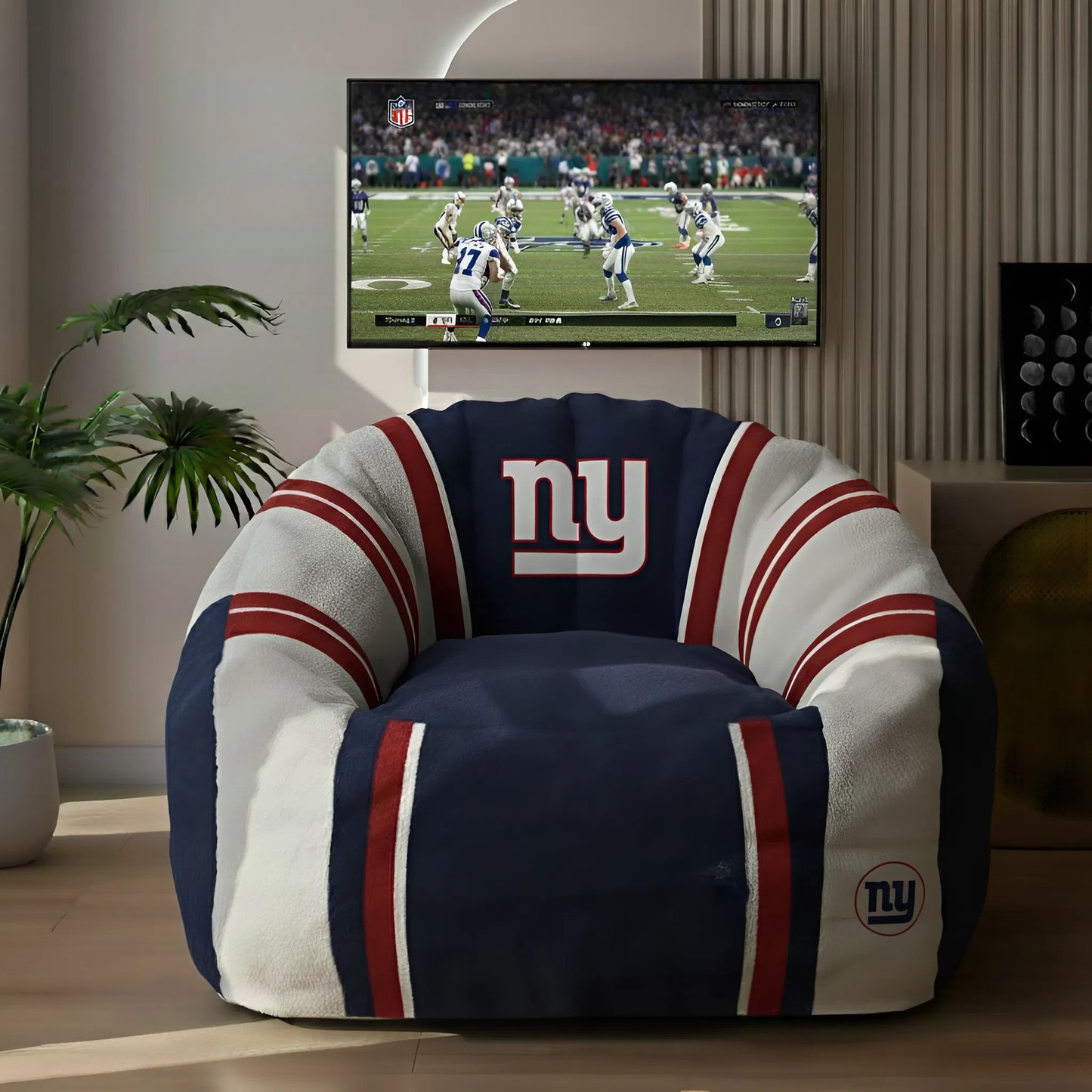 Premium NFL NYG Lazy Sofa Chair V1 NMD NHM