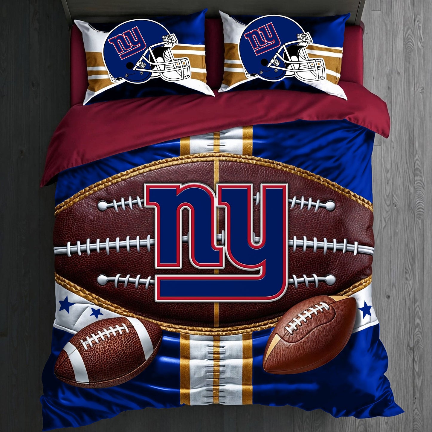 Premium NFL NYG Piece Bedding Set V1 NMD NHM