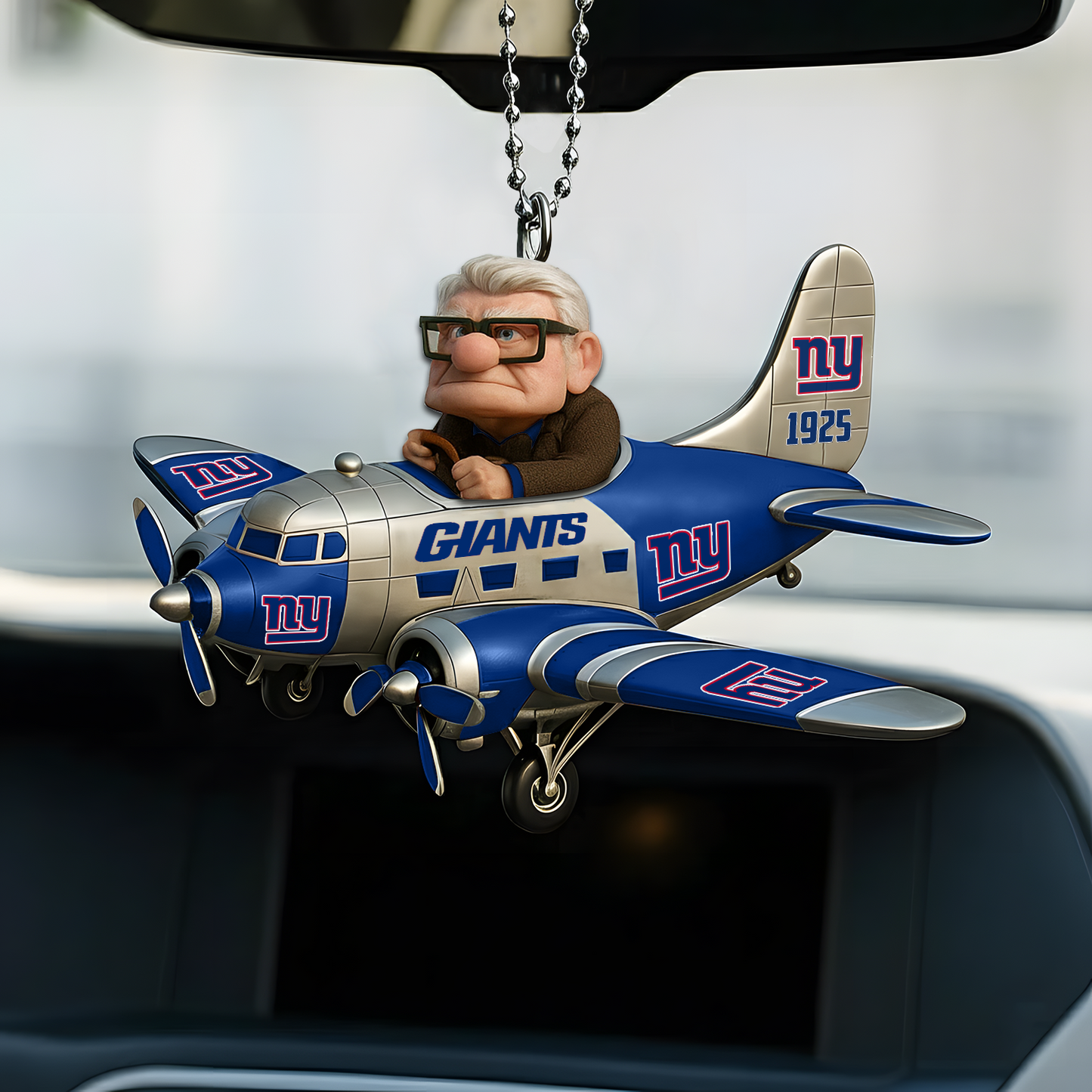 Premium NFL NYG x CARL Car Ornament V1 DATND TANTD