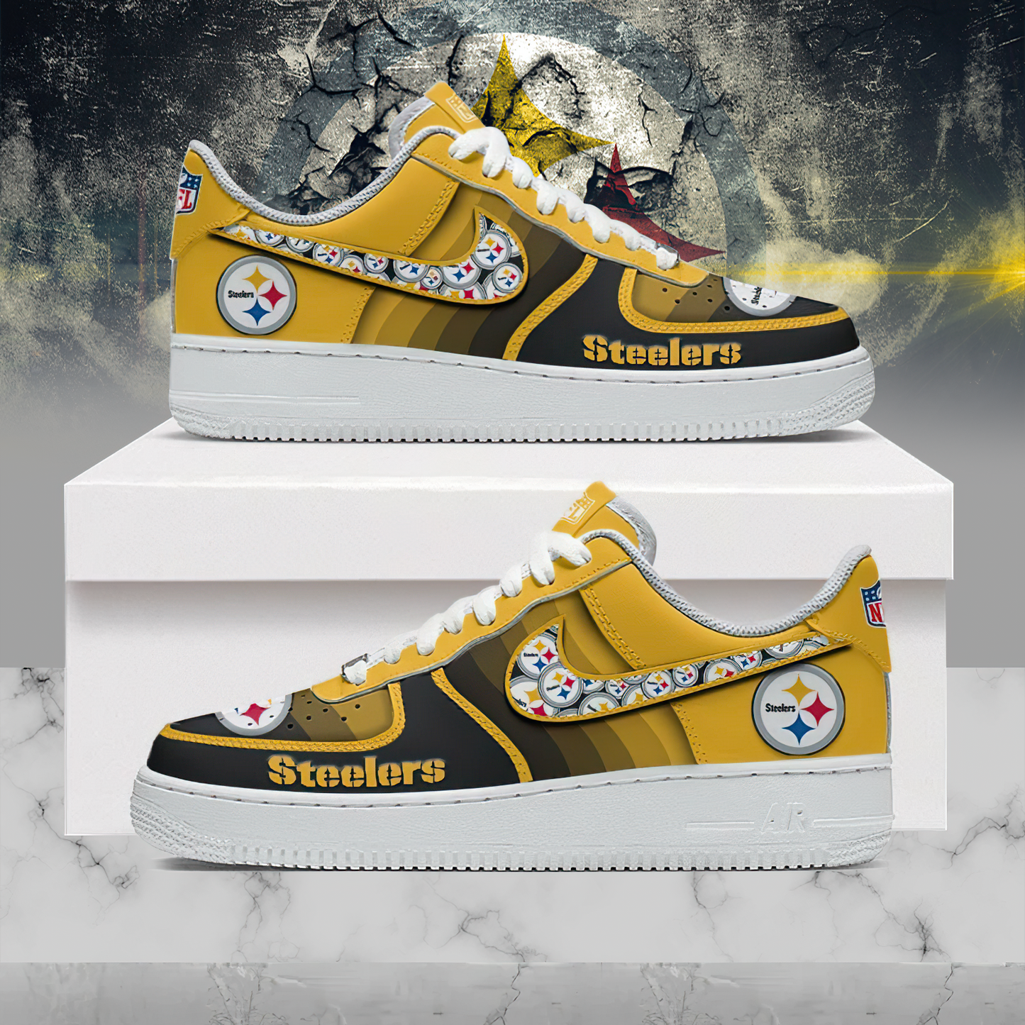 Premium NFL PIT Multicolor AF1 Sneaker V1 NMD25 TTV