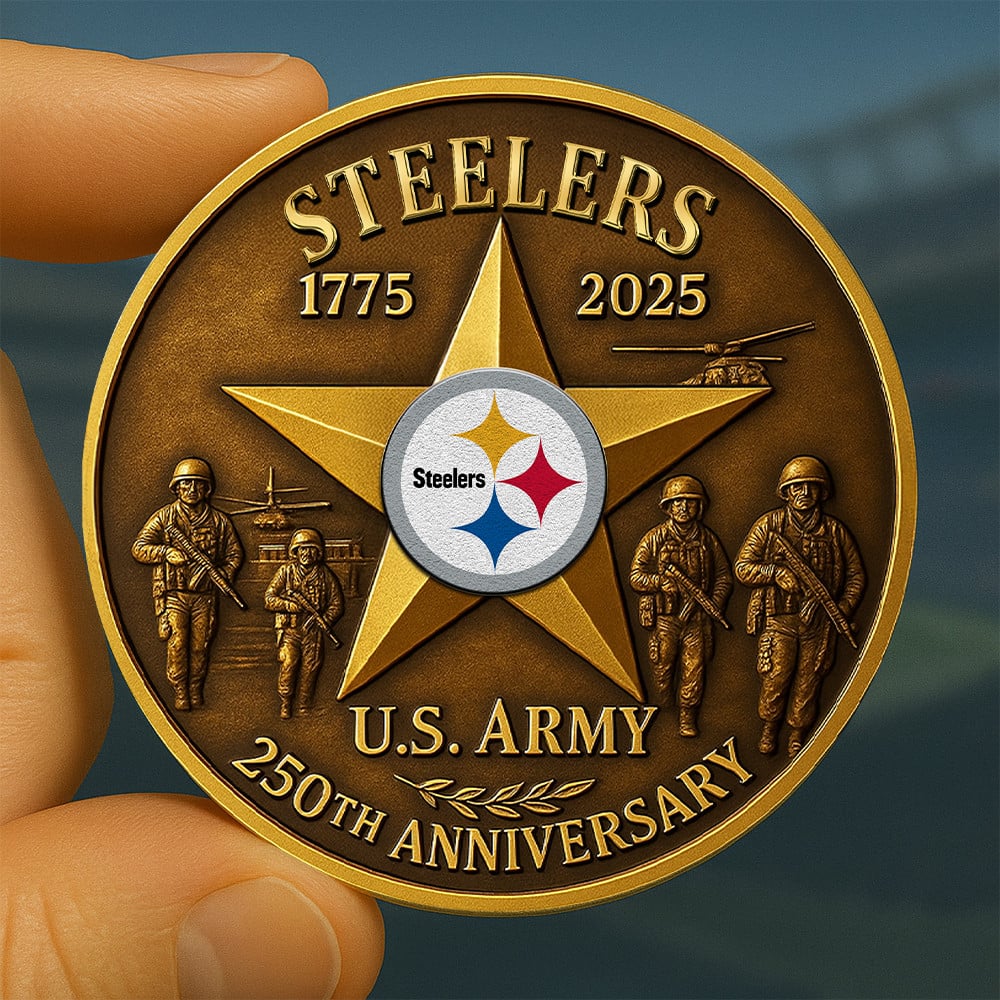 Premium NFL PIT U.S Army Anniversary Coin V1 NMD NHM