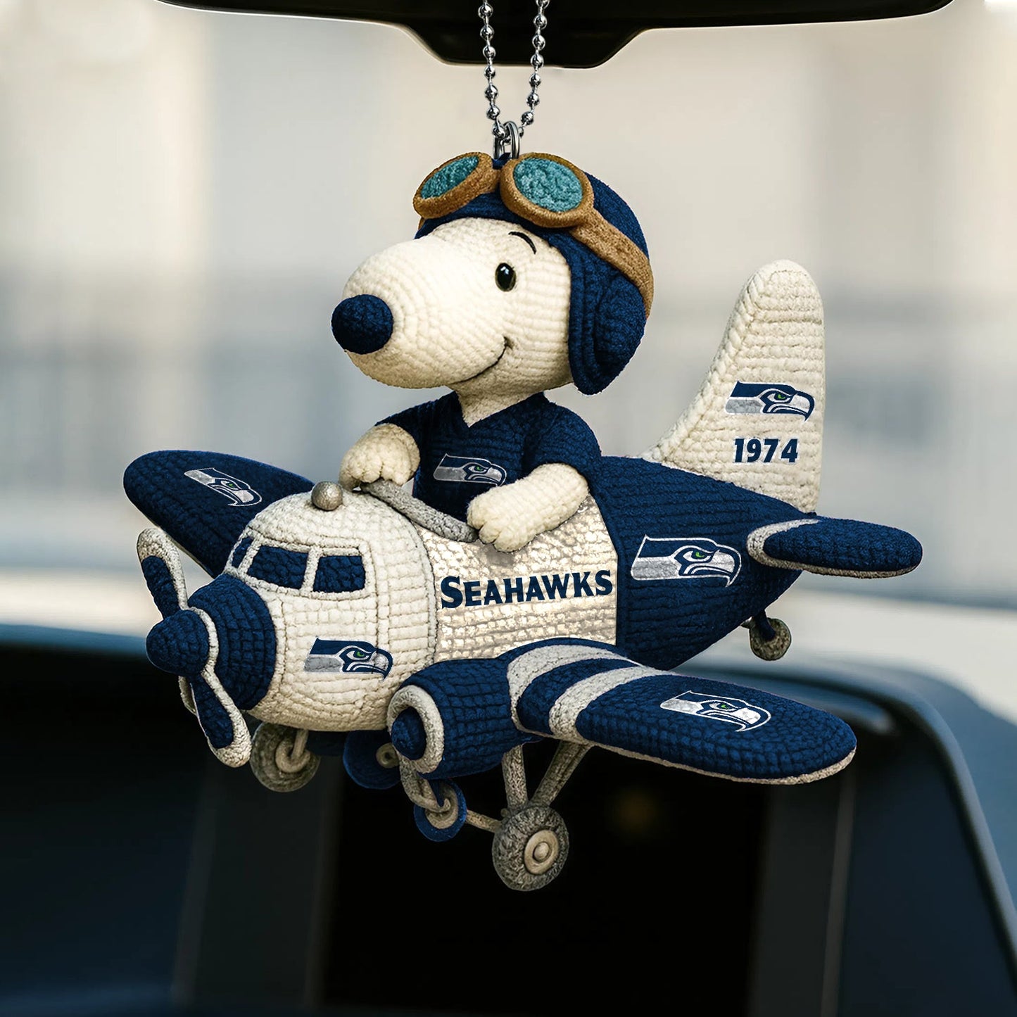 Premium NFL SEA x SNP Knitted Car Ornament V6 NMD NHM