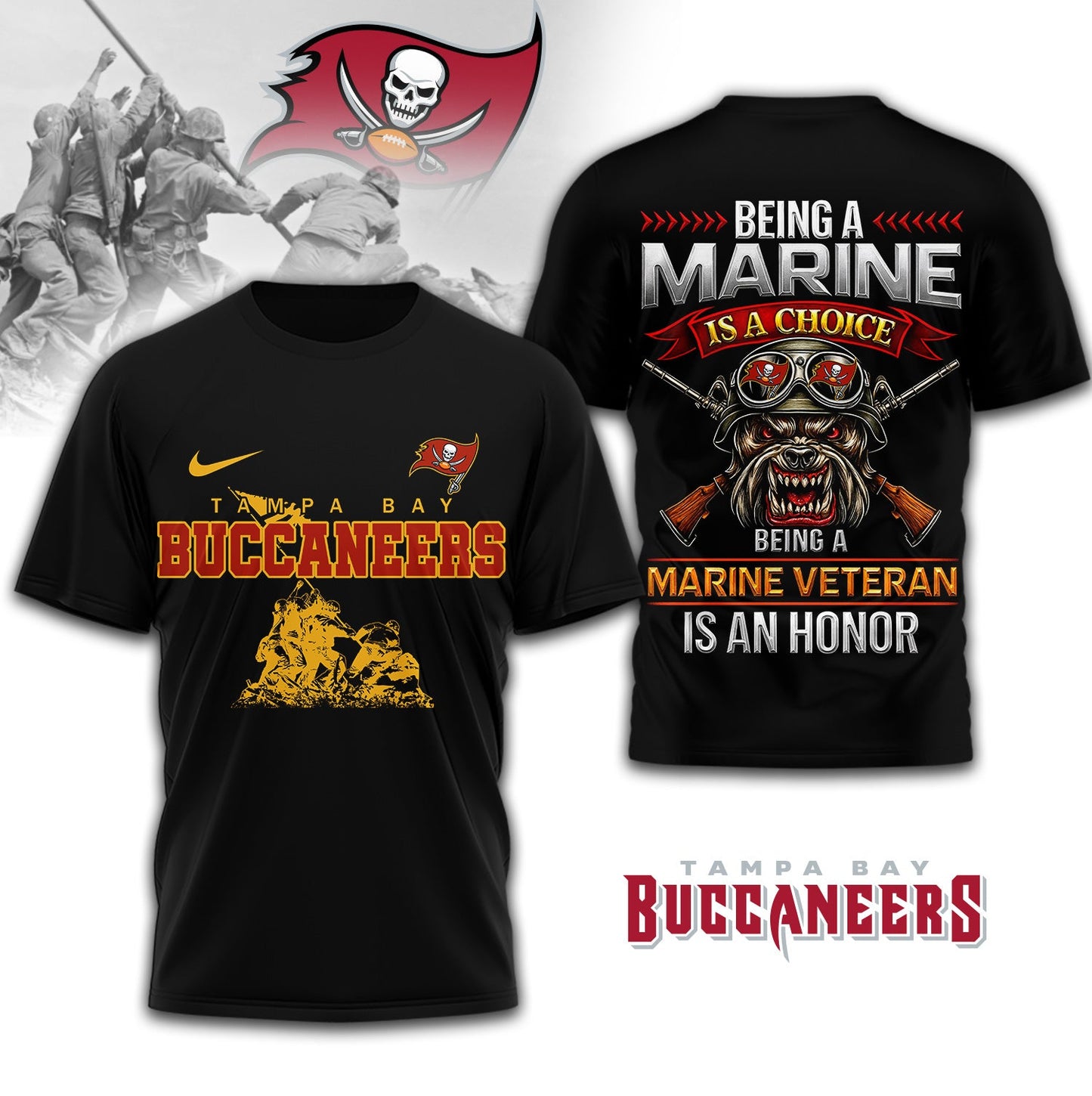 Premium NFL TB Marine Veteran Shirt V2 NMD NHM