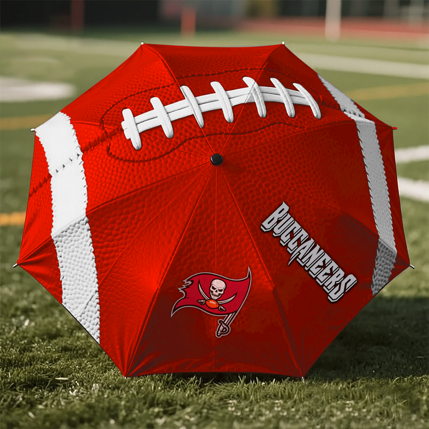 Premium NFL TB Open Folding Umbrella V1 NMD TTV