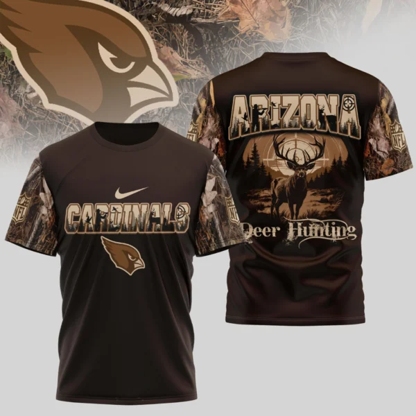 Premium NFL X ARI Deer Hunting 3D Shirt NDT NHM