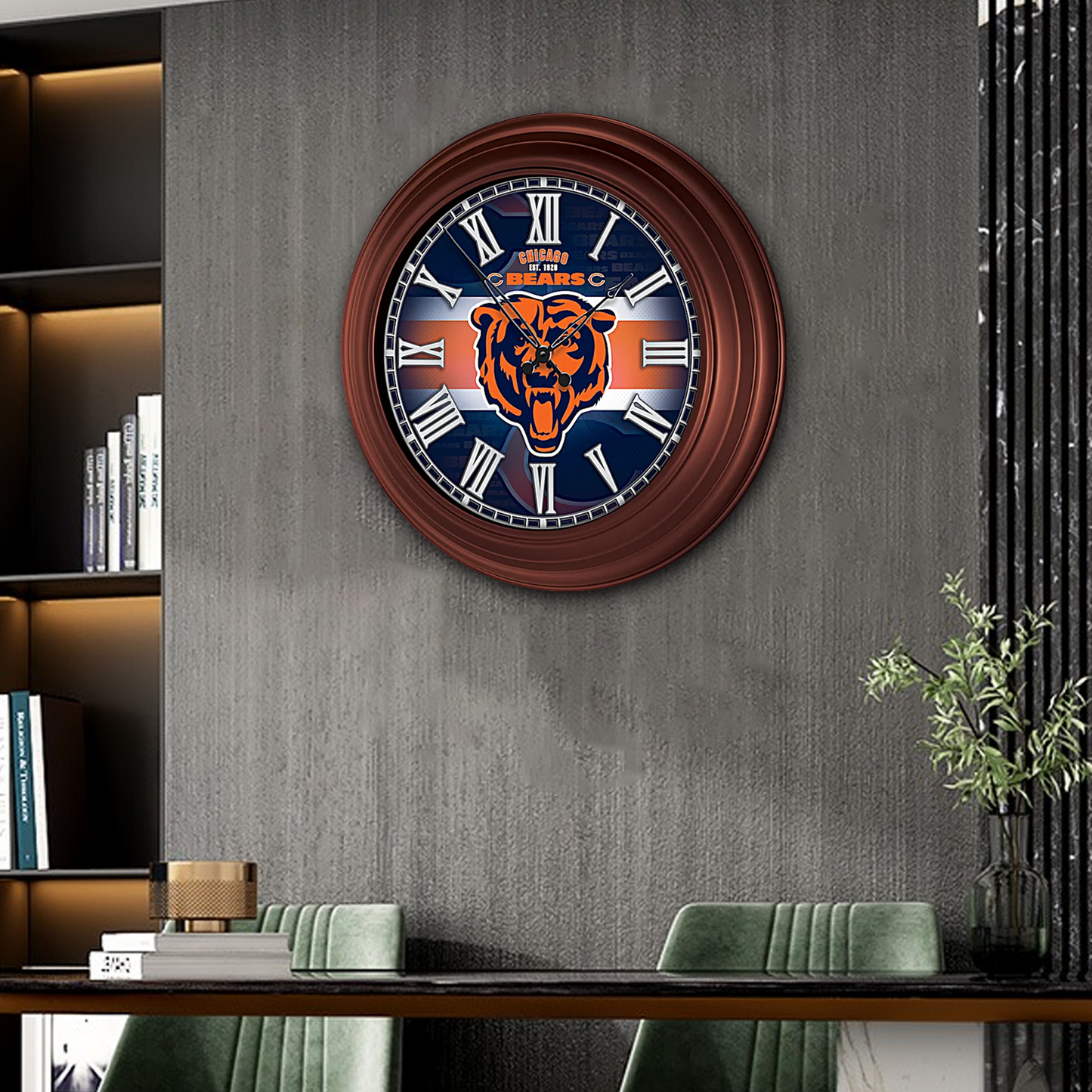 PREMIUM NFL x CHI ATOMIC WALL CLOCK NDT TDT