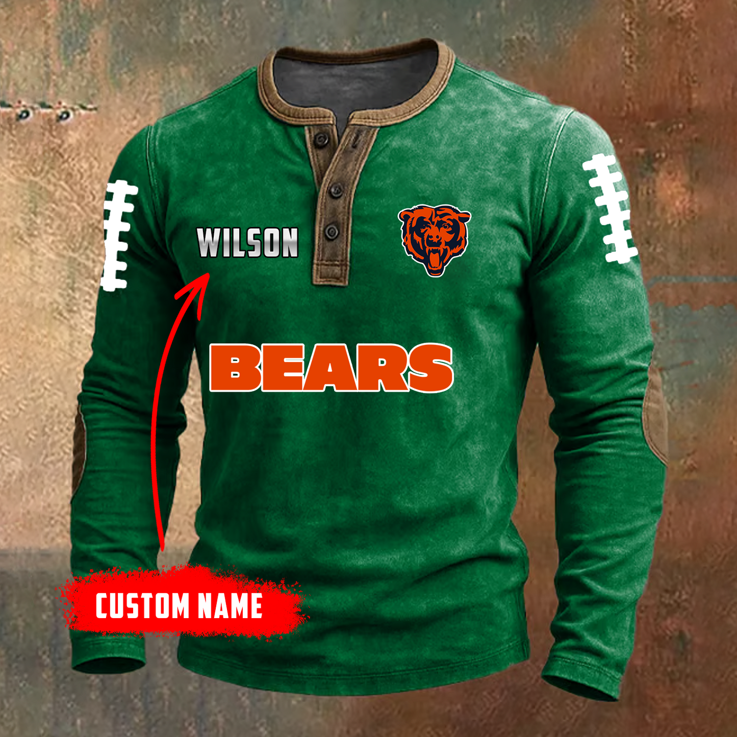 PREMIUM NFL X CHI LONG SLEEVE SHIRT NDT TDT