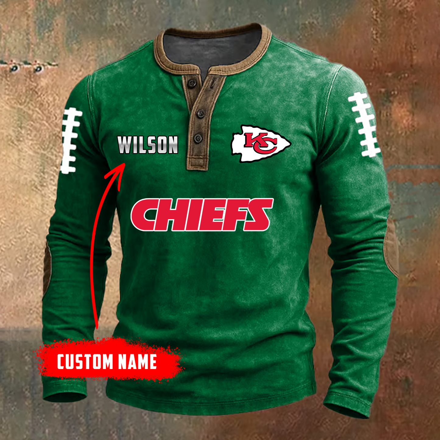 PREMIUM NFL X KCC LONG SLEEVE SHIRT NDT TDT