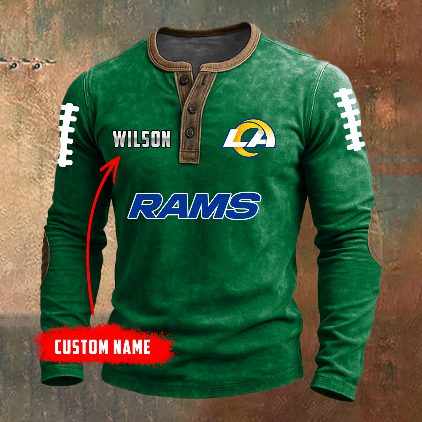 PREMIUM NFL X LAR LONG SLEEVE SHIRT NDT TDT