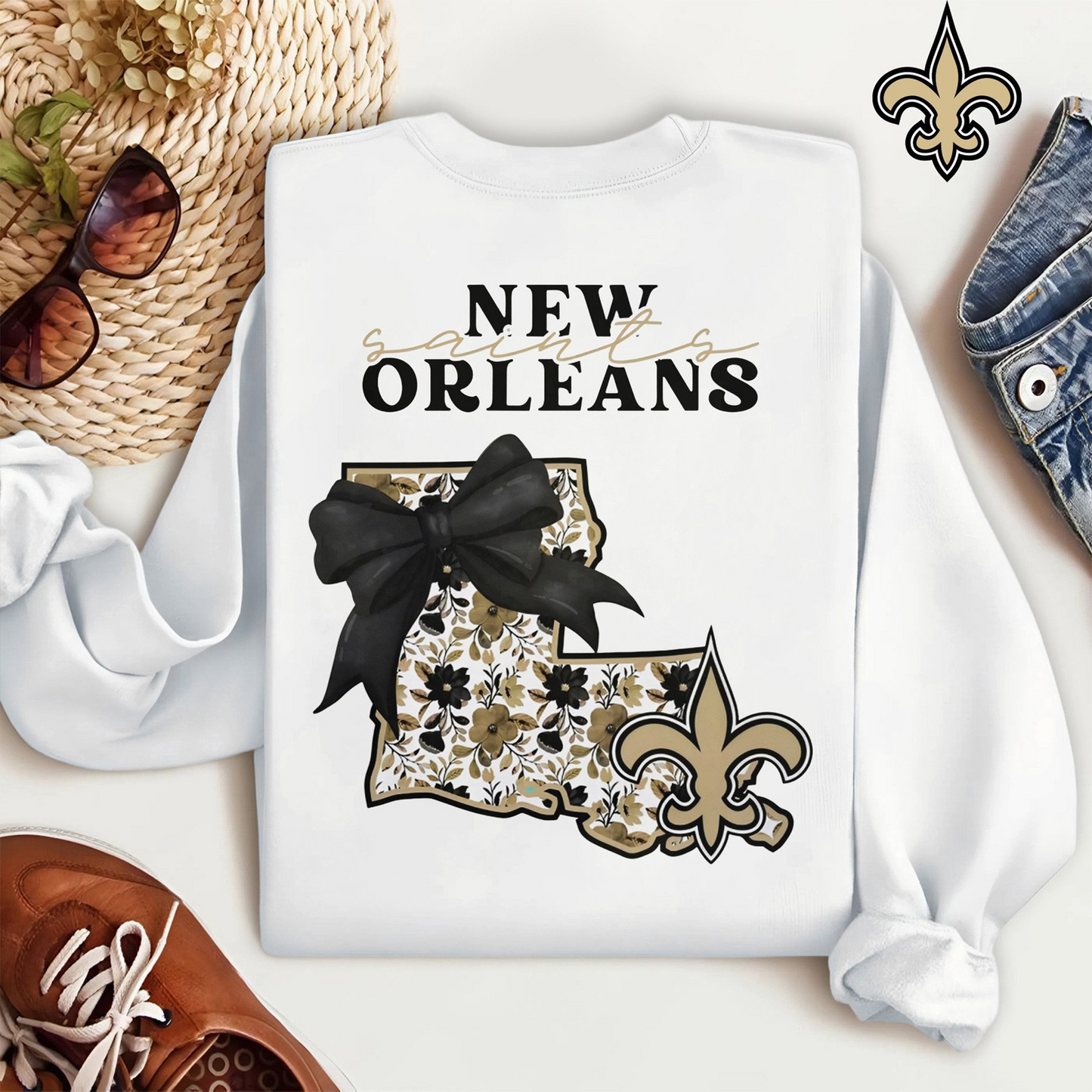 Premium NFL x NO Cozy State Bow Sweatshirt TUANND TANTD