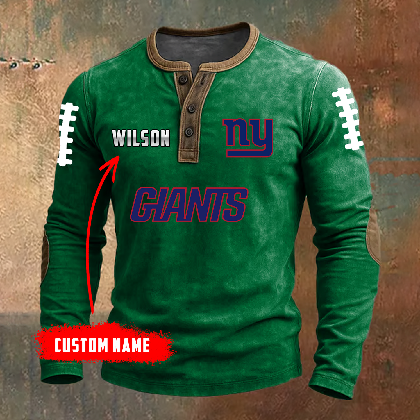 PREMIUM NFL X NYG LONG SLEEVE SHIRT NDT TDT