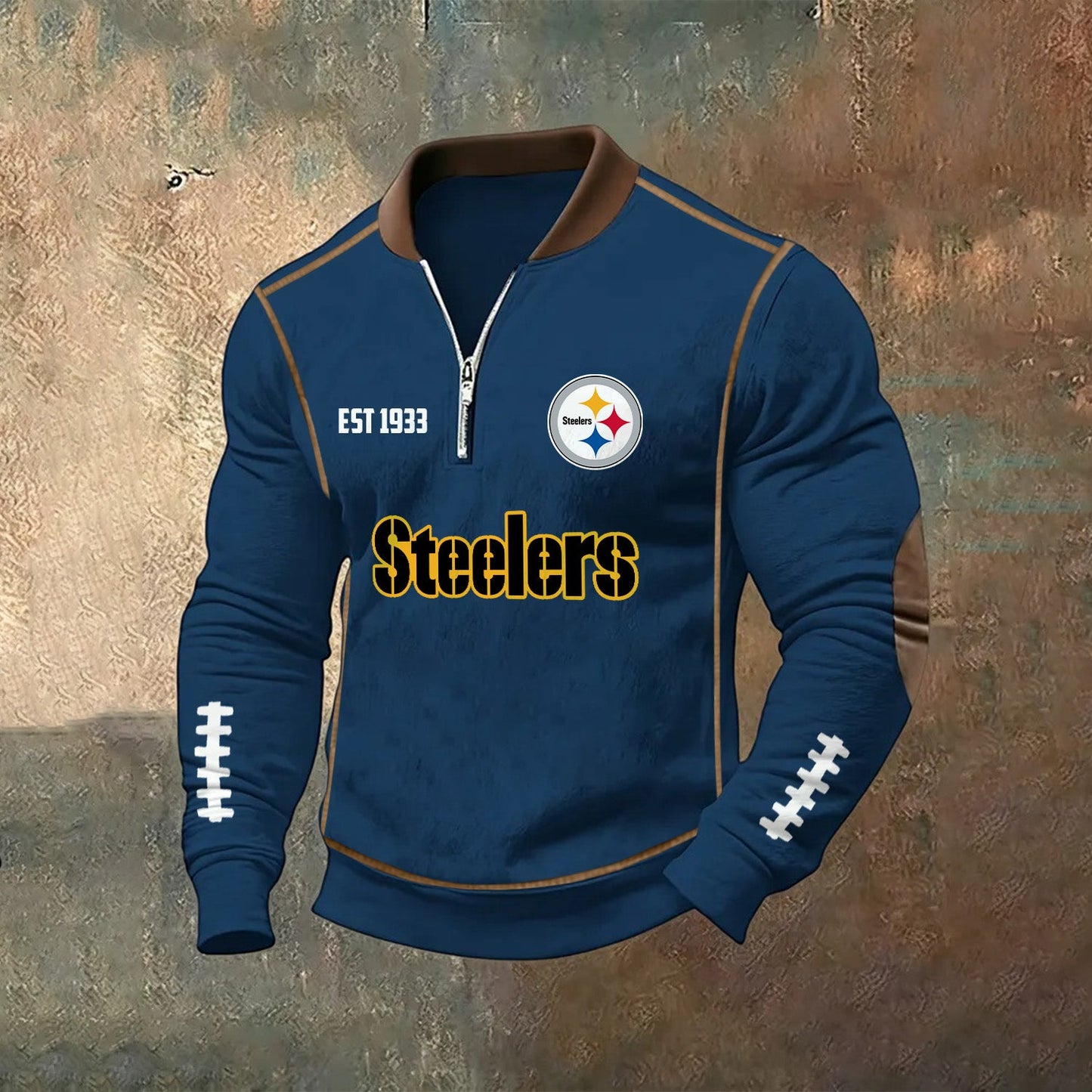 PREMIUM NFL X PIT Zipper Sweatshirt 2025 NDT NHM