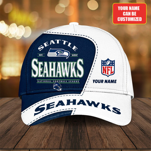 PREMIUM Personalized NFL X SEA Classic Cap NDT NHM