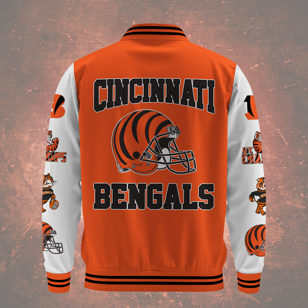NFL Cincinnati Bengals OVO Premium Varsity Jacket