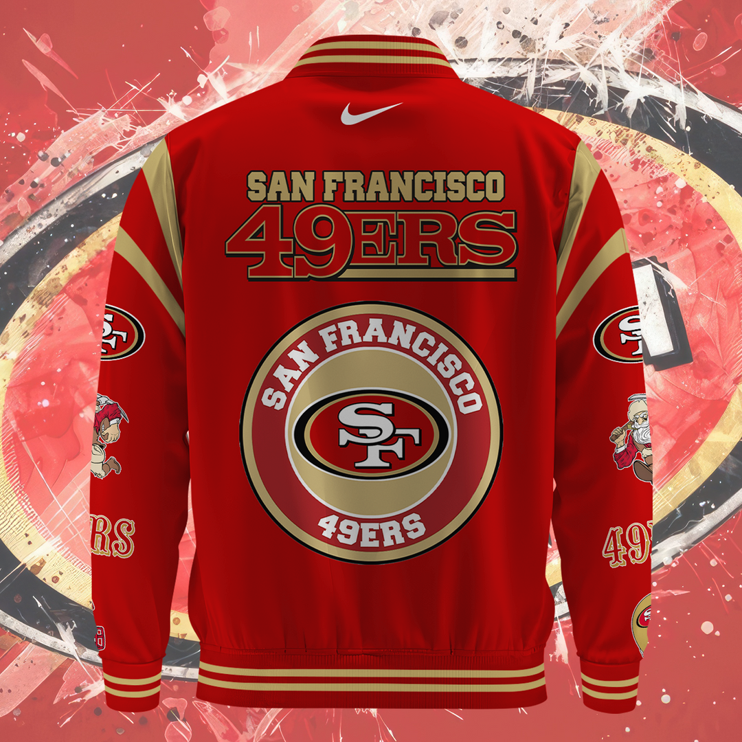 NFL San Francisco 49ers Premium Varsity Jacket V1