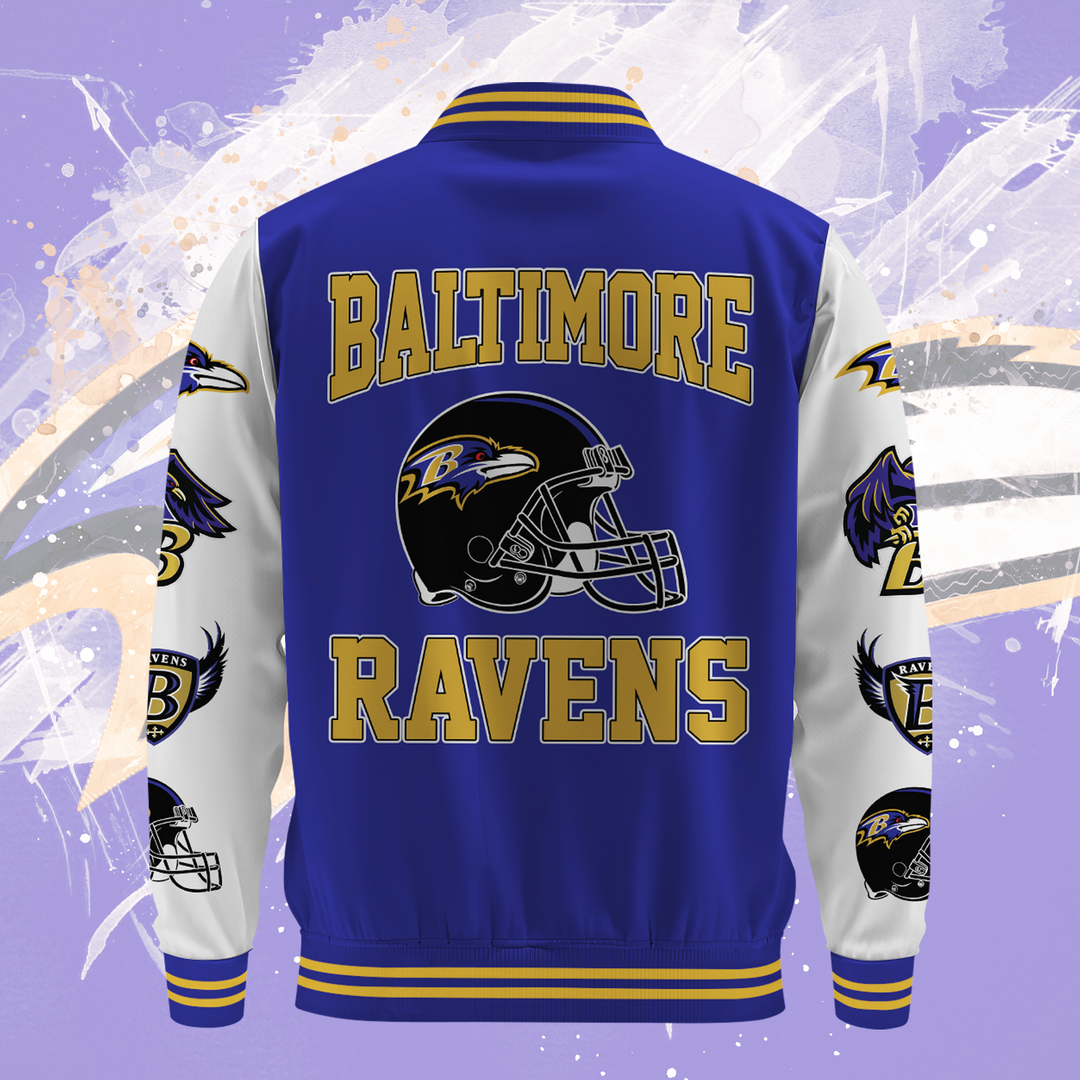 NFL Baltimore Ravens OVO Premium Varsity Jacket