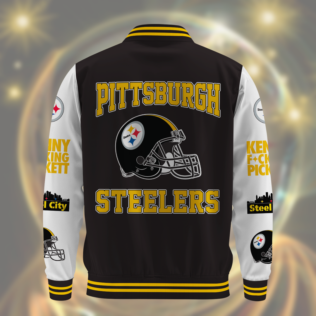 NFL Pittsburgh Steelers OVO Premium Varsity Jacket