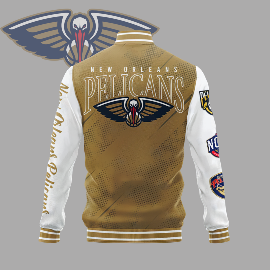 NBA New Orleans Pelicans Varsity Jacket V2