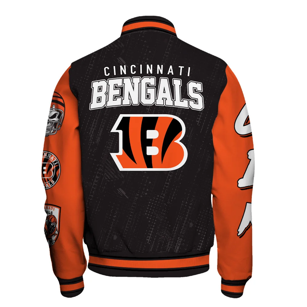 Cincinnati Bengals National Football League Conquer Every Field Unisex Varsity Jacket