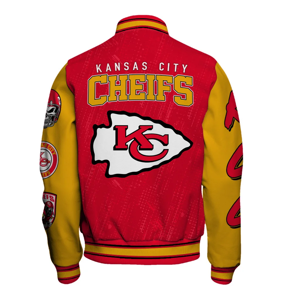 Kansas City Chiefs National Football League Conquer Every Field Unisex Varsity Jacket