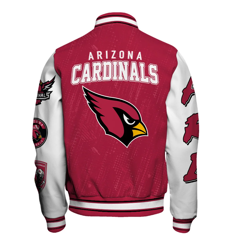 Arizona Cardinals National Football League Conquer Every Field Unisex Varsity Jacket