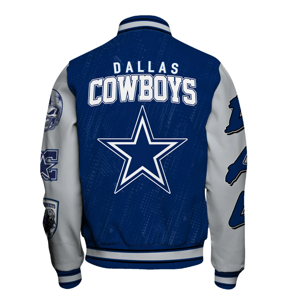 Dallas Cowboys National Football League Conquer Every Field Unisex Varsity Jacket