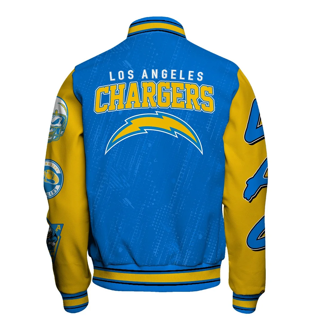 Los Angeles Chargers National Football League Conquer Every Field Unisex Varsity Jacket