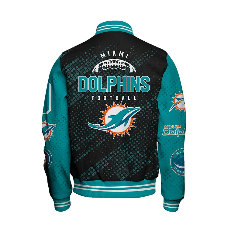 Miami Dolphins National Football League V2 Varsity Jacket