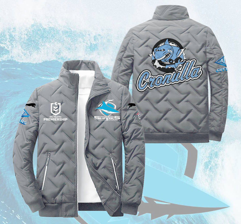 Cronulla Sharks NRL New Season V7 Puffer Jacket TM