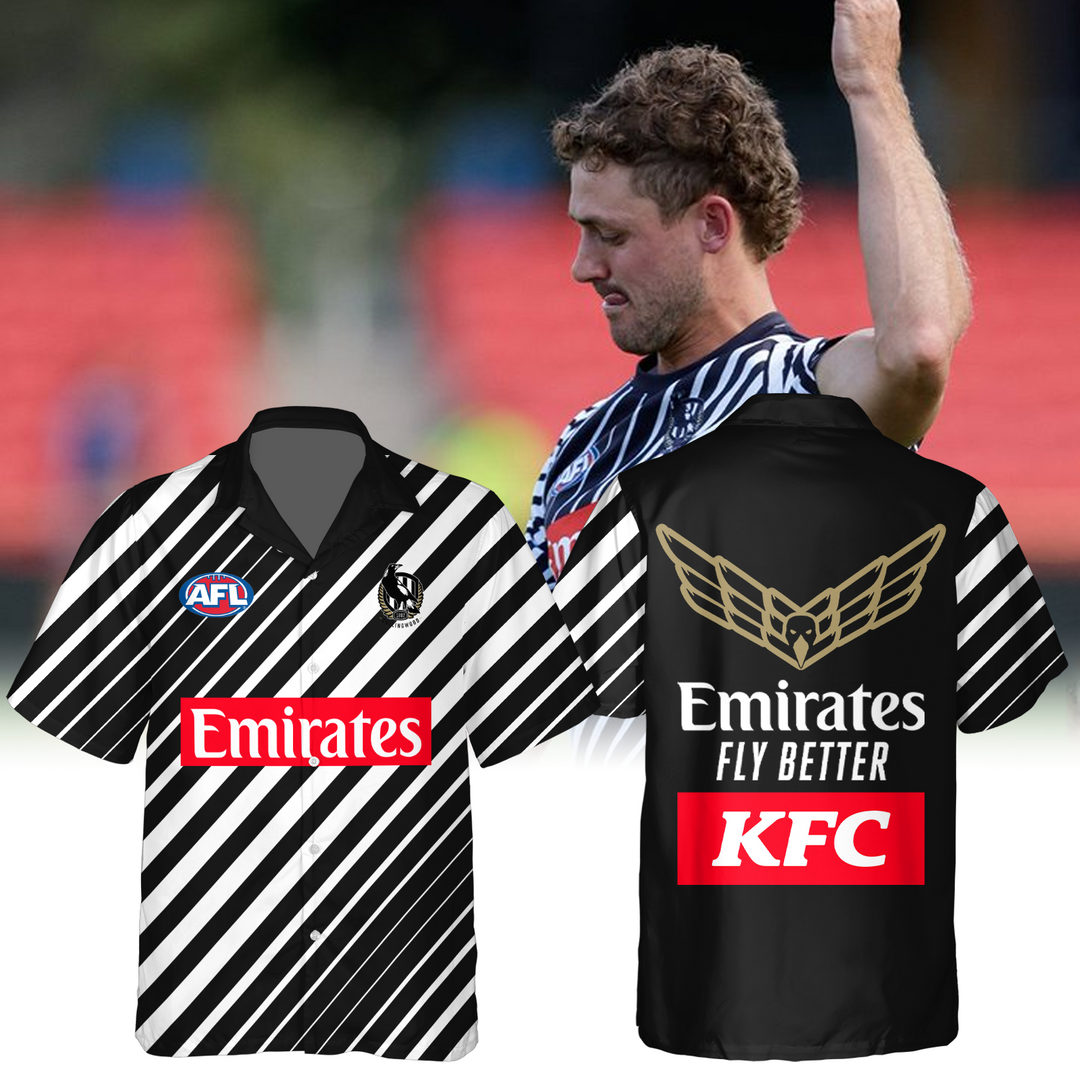 Collingwood Football Club TM - You will save more when you buy the clothes and hat combo AFL Forever Fly Better V1 Shirt