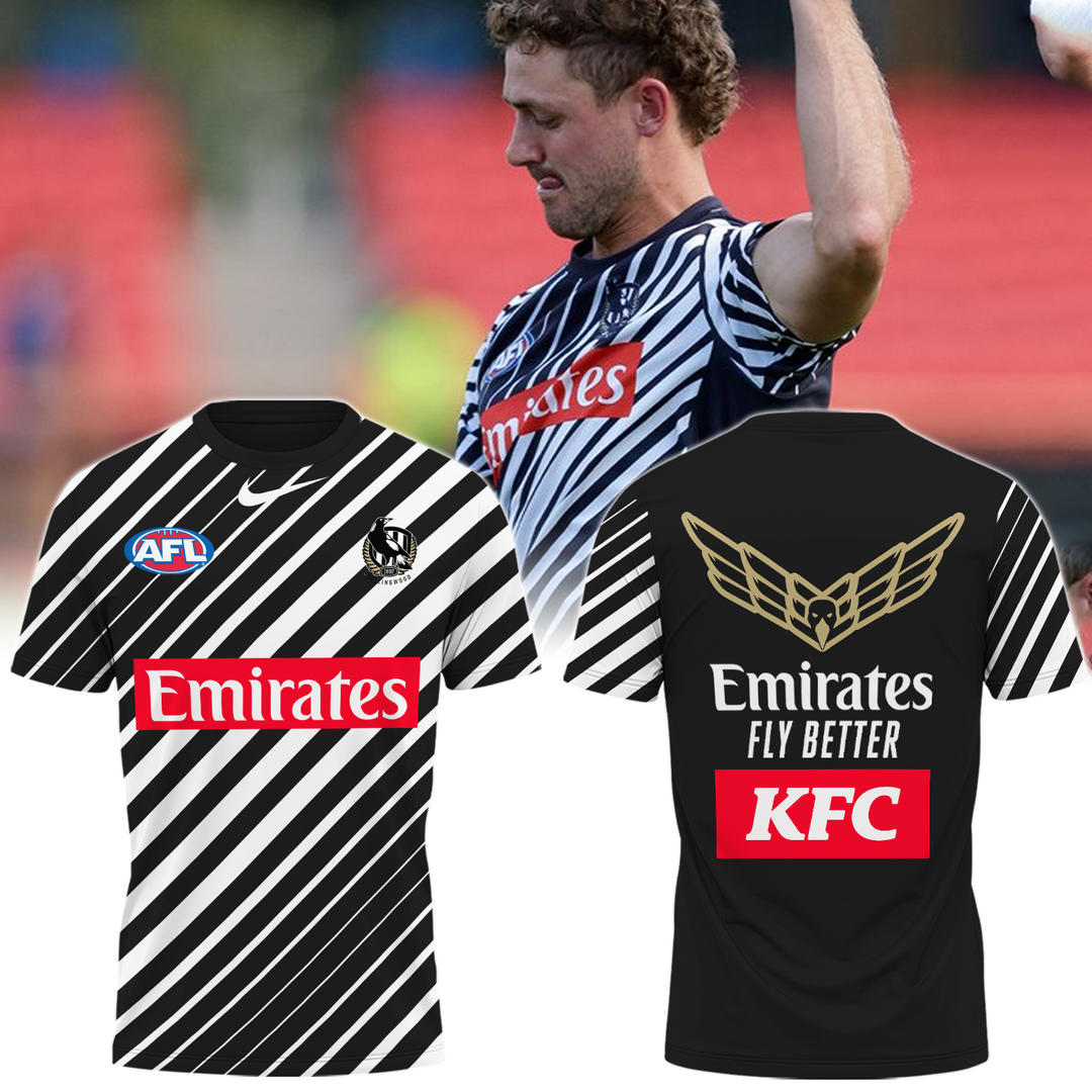Collingwood Football Club TM - You will save more when you buy the clothes and hat combo AFL Forever Fly Better V1 T-Shirt