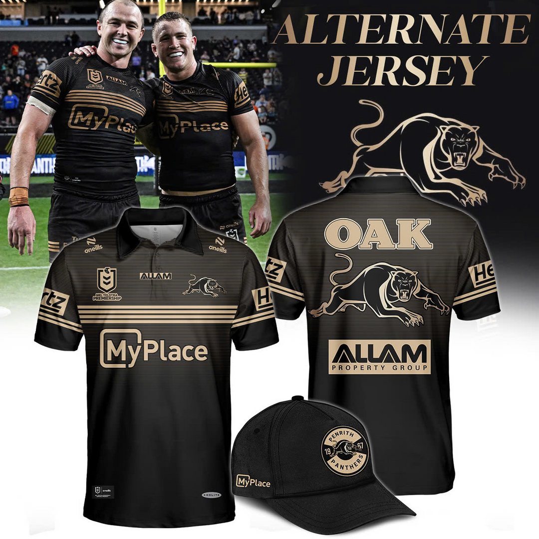 Penrith Panthers NRL TM - Super Savings When Buying Combo V8 Polo Shirt