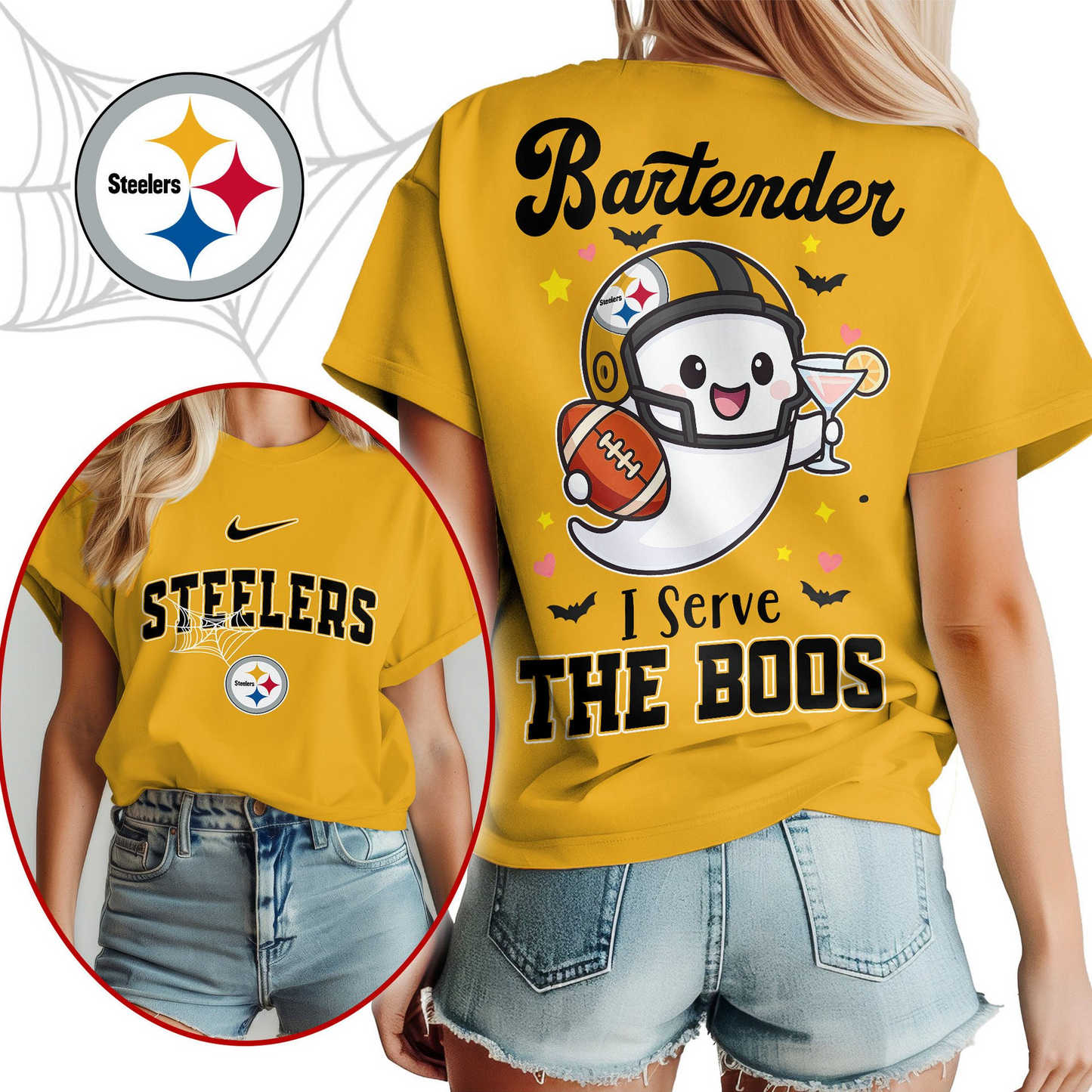 PS Premium NFL Bartender Halloween Fan Women Shirt DDT CTND