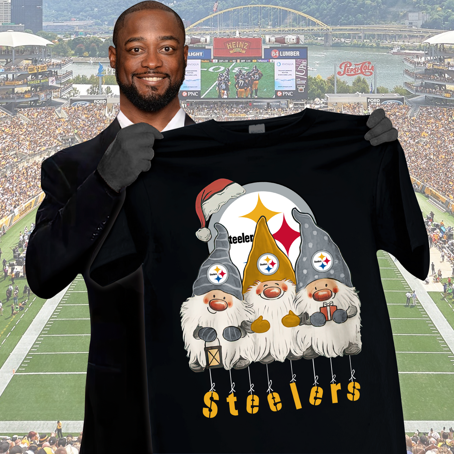 PS x NFL Premium Christmas Gnomes Shirt DDT CTND