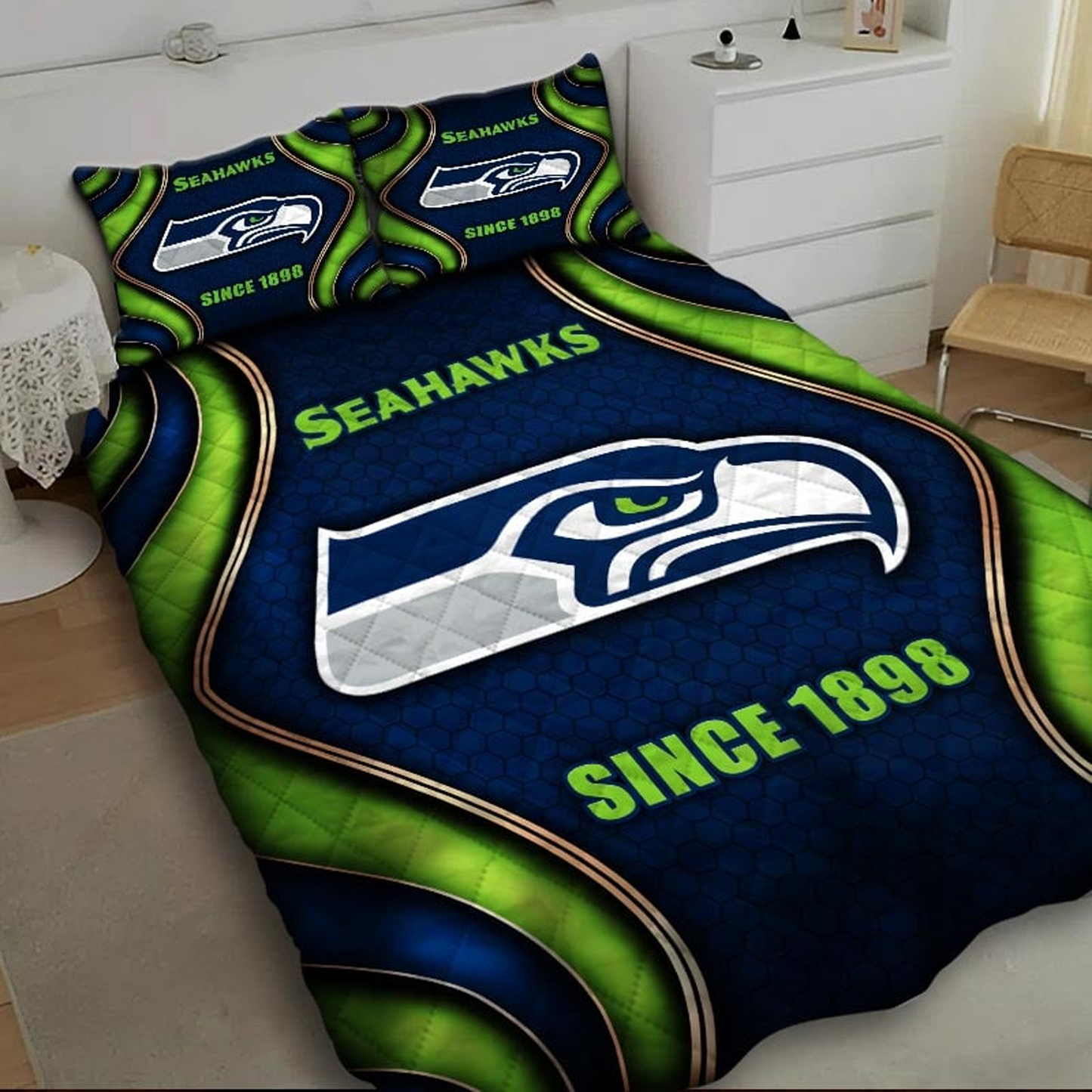 SEA x NFL Bedding Set Multicolor V1 DATND TANTD