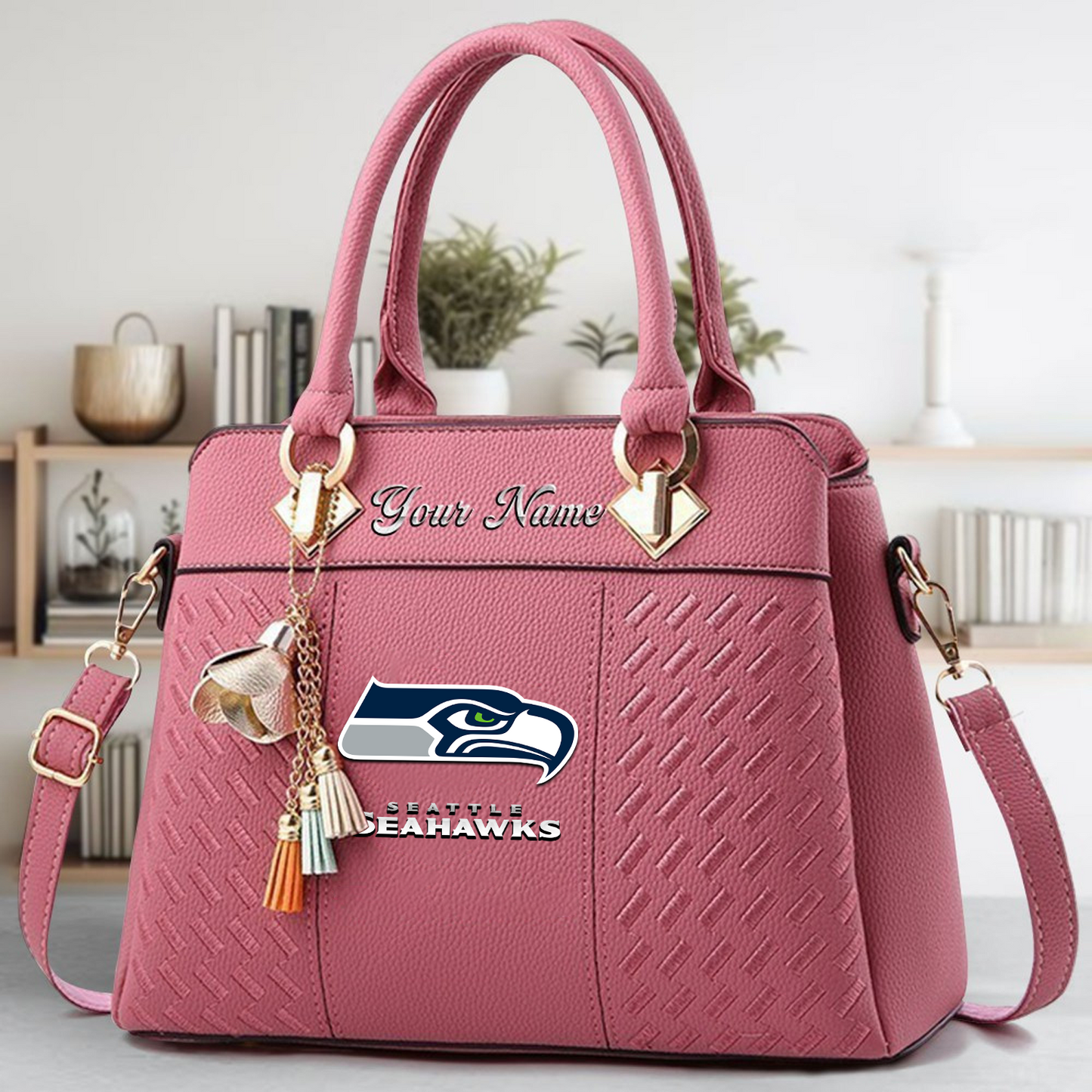 SEA x NFL Leather Bag DATND TANTD