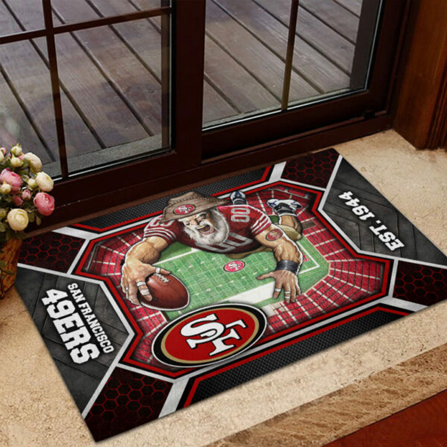 SF x NFL Custom Doormat DATND TANTD