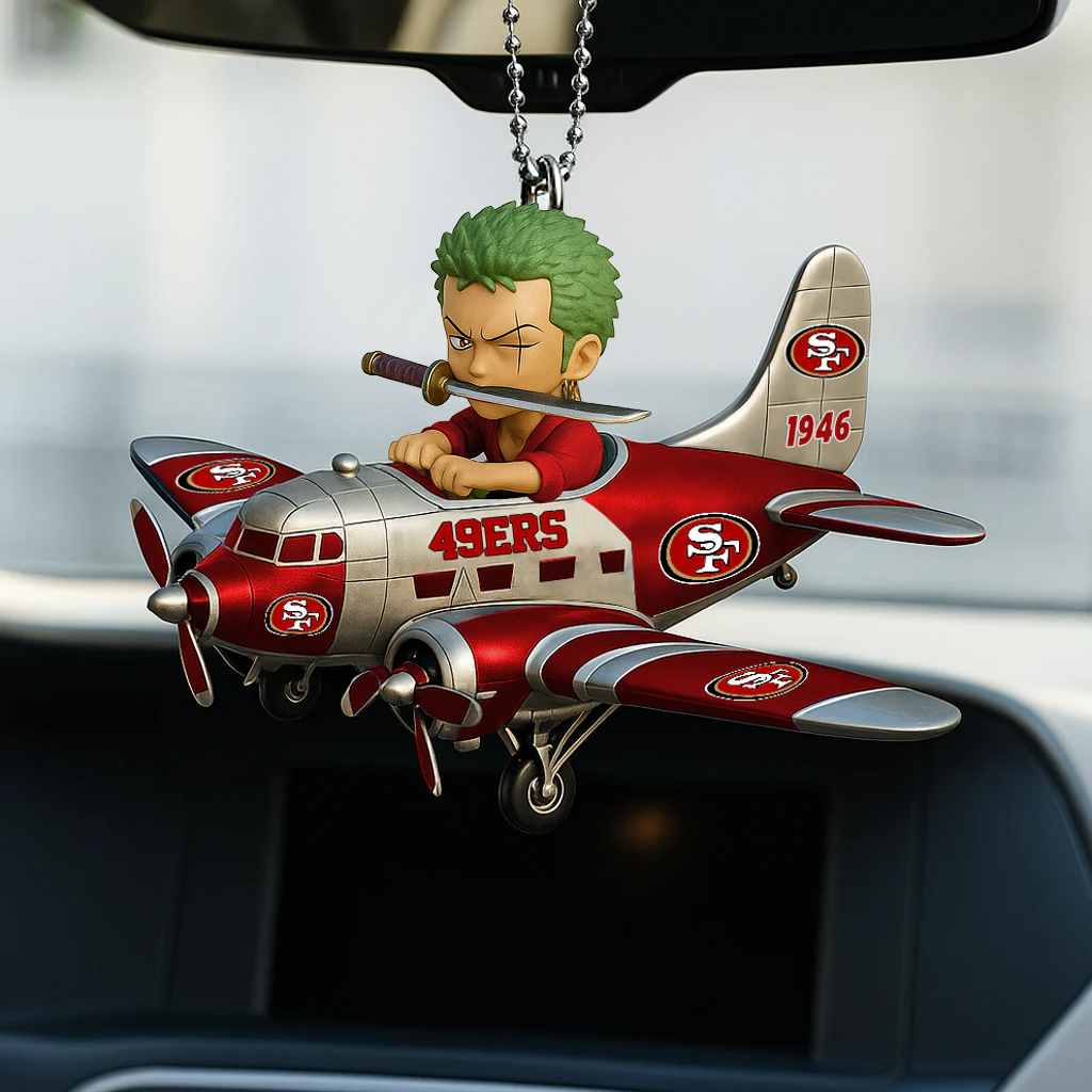 SF49 NFL x Zoro Premium Car Hanging Ornament DDT NTL